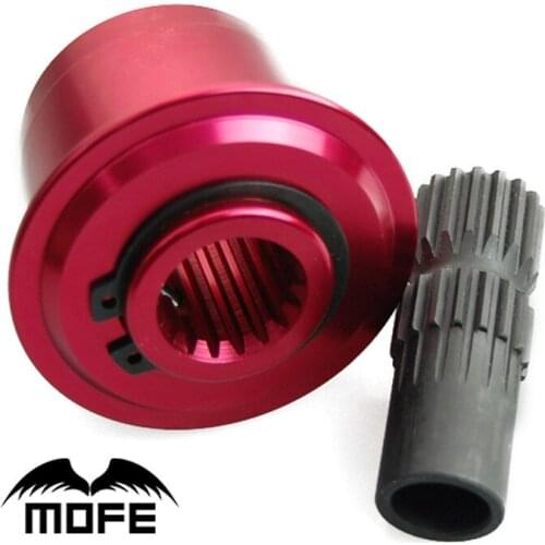 MOFE PINK Steering Wheel Snap Off Quick Release Hub Adapter Boss kit With Single Hand Operation