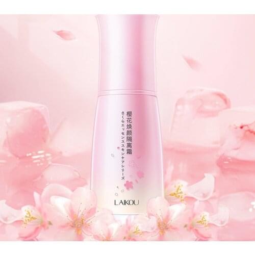 Cherry Blossoms Base Cream 45g Refreshing and Not Sticky Natural Makeup Primer Isolation and Care Concealer Brighten Base Cream