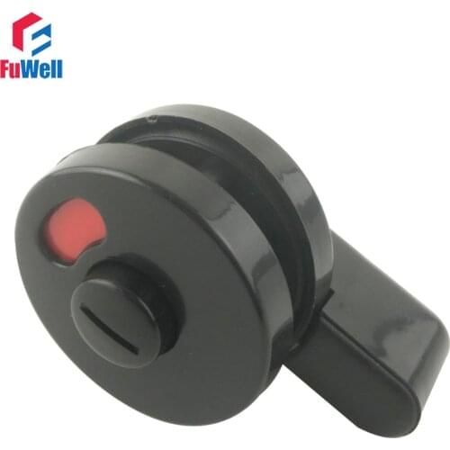 PVC Bulkhead Door Lock Instructions Public Restroom Toilet Partition Door Lock Vacant Engaged Indicator Bathroom Zopah