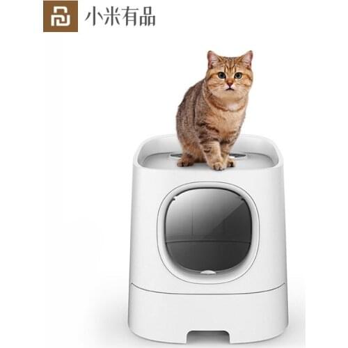 Fully Enclosed Automatic Deodorizing Cat Toilet Automatic Cat Litter Box Intelligent Cleaning Cat Litter Machine With Scoop Pet