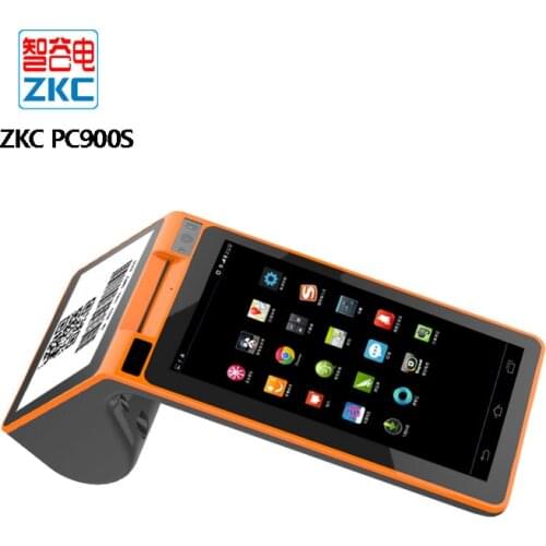 All in one point of sale terminal 7" Touchscreen Flat Panel Android dual screen with printer and QR code scanner RFID reader