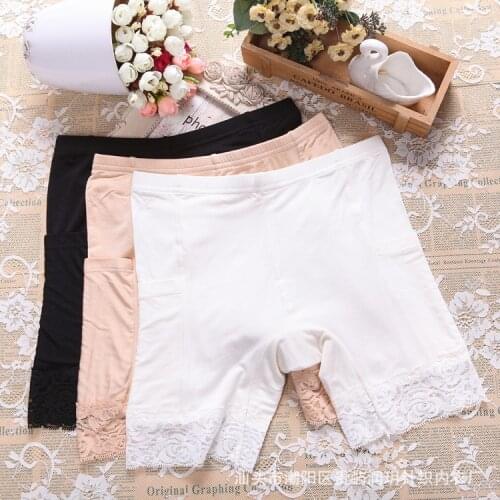 Thin Safety Pants Wear Summer Shorts Short Skirt Elastic Elastic Elastic Waist Tight Show Thin High Waist Anti Light Skirt