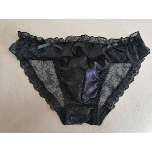 Lace Sissy Briefs Panties Sexy Lingerie for Gay Underwear Male Brief Underpants See through Men Undies sexy men underwear