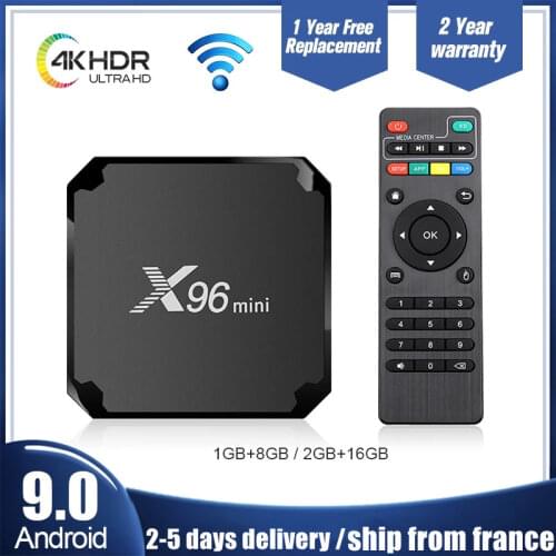 X96 Mini TV Box Android 9.0 2020 Amlogic S905W Quad-Core Full HD 1080P 3D Smart TV 4K Media Player Android TV Set-Top BOX X96