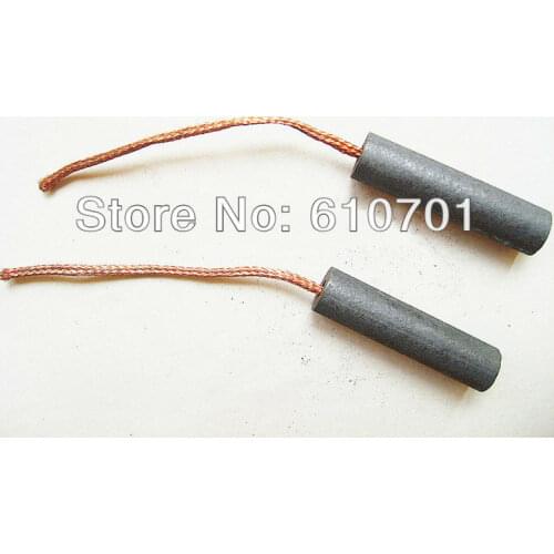 2pcs 8mm(OD)*32.5mm(L) Round Cylindrical Motor Carbon Brushes Power Tool Hand Drill Hammer Saw Grinder Electric Motor