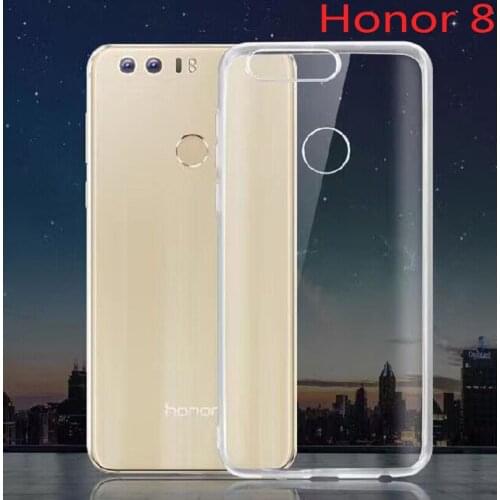 Huawei Honor 8 Ultra-thin Clear TPU Case For Huawei Honor 8 Honor8 soft Crystal Back Cover Protect Skin Silicon case
