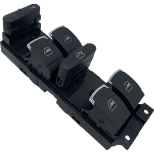 High quality 3BD959857 3BD 959 857 Master Window Controller Switch For VW Jetta Golf GTI MK4 Passat B5 Driver Side 1998-2005