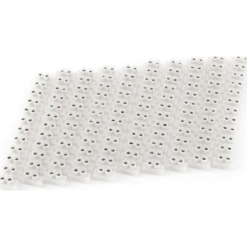 10Pcs Terminal Block 360V 10A Screw Terminals Copper/PE Dual Row Screw PCB terminal Block Connector Electric 12 bit Strip Blocks