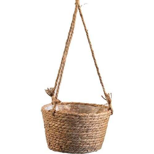 100% Handmade Hanging Baskets Flower Pot Plant Holder Macrame Plant Hanger Indoor Wall Hanging Planter Holder Basket Home Decor