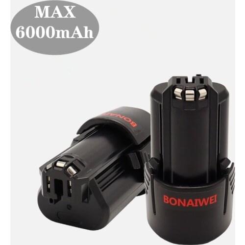 12V Electric Screwdriver Supporting Battery Rechargeable 6000 mAh High-capacity Power Battery Pack 10.8V Special Battery