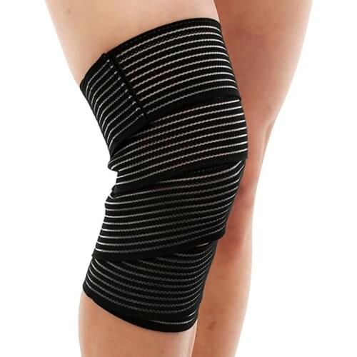 A1PCS High Elastic Bandage Knee Support Pad Warm Running Outdoor Sports Leggings Anti-sprain Medical Protect Gear Leg Wrist Wrap