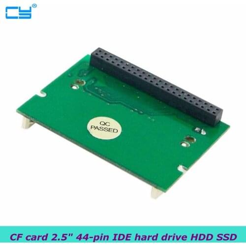 CF card to vertical 2.5" 44-pin IDE hard drive HDD SSD adapter CF card supports all fixed disk modes CF card best quality