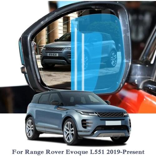 Car Waterproof Anti Fog Film Rearview Mirror Film Sticker Window Clear Sticker For Range Rover Evoque L538 L551 2014-2019