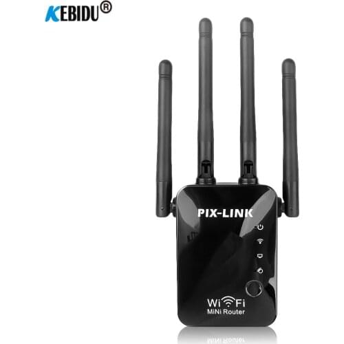 Kebidu 300Mbps 2.4G Wireless WIFI Router WIFI Repeater Booster Extender Home Network 802.11b/g/n RJ45 2 Ports Wilreless-N Wi-fi