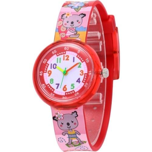 Fashion Brand New Cute Harajuku The Bear Girls Boys Watch Children Watch Jelly Watch Women HOT Christmas Gift Wrist Watch