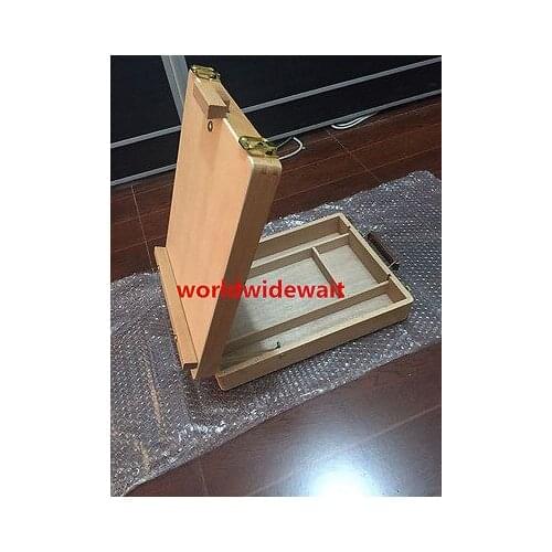 Artist Desk Easel Wood Table Portable Drawing Sketch Painting Drawer Box Case