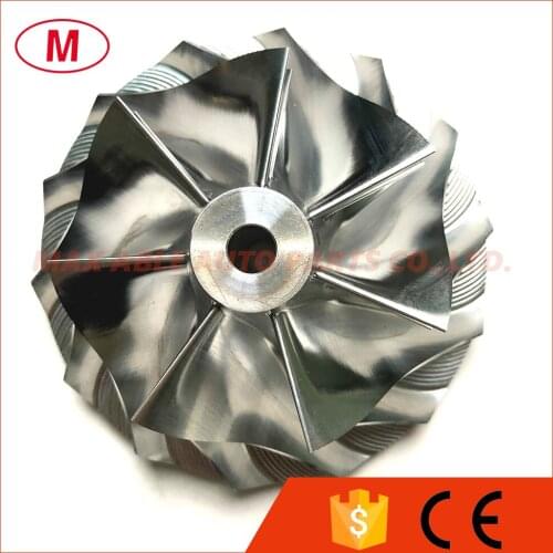 HX55 4035887/4036317 71.00/99.01mm 7+7 blades Turbo Billet compressor wheel/Aluminum 2618/Milling wheel for Cum*mins/ISX 4089860