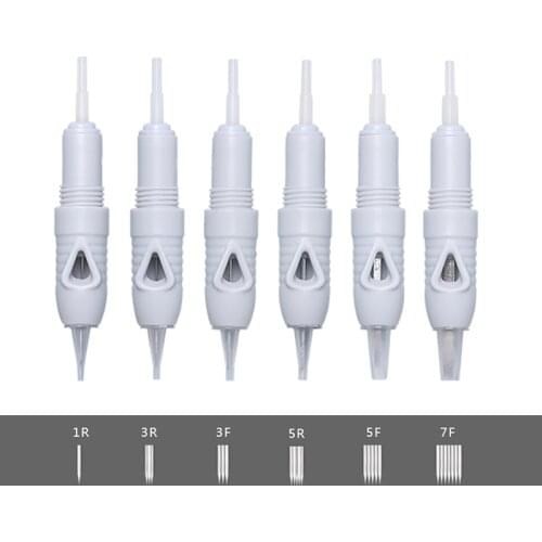 Charmant Liberty Permanent needles 100pcs Microblading eyebrow lip face Princesse Grey Tattoo Machine Needle 1R 3R 3F 5R 5F 7F
