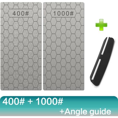 3/4Pcs Diamond Knife sharpener Sharpening Stone Grit 400-1200# Apex edge Grindingstone with Angle guide Whetstone Honing tool