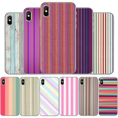 Streak Cover Soft Silicone Phone Case For iPhone 5 5S 6 6plus 7 8 plus X XR XS Max 11 PRO Max SE 2020