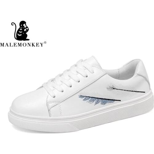 Male Monkey New Women Platform Sneakers White Shoes High Quality Women Casual Chunky Trainers Shoes Walking