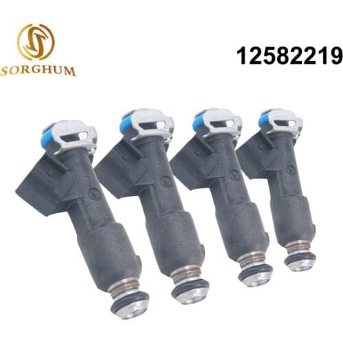 4PCS OEM 12582219 Fuel Injector Nozzle With O-Ring For Chevrolet Cobalt Pontiac Pursuit G5 2005 2006 2007 2008 2009 2010