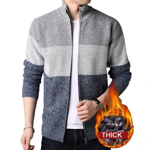 VARSANOL Men's Cardigans With Zip