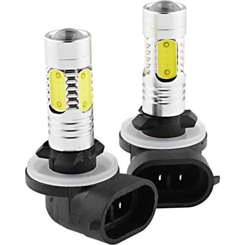 YSY 2PCS Super Bright H1 H3 880 881 7.5W COB LED Fog Head Light Running Lamp Driving Bulb White