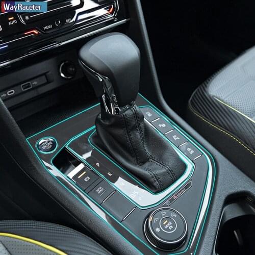 Car Interior Central Console Gear Dashboard Panel Navigation Screen Protective Film For Volkswagen VW Tiguan Facelift 2020 2021