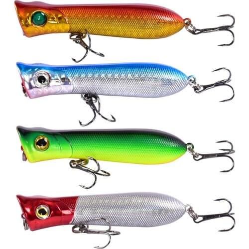 1PCS Popper Lure Artificial Bait Fishing 8.5cm 12g Laser Coating Pelagic Tackle Equipment Big Splash YE0010