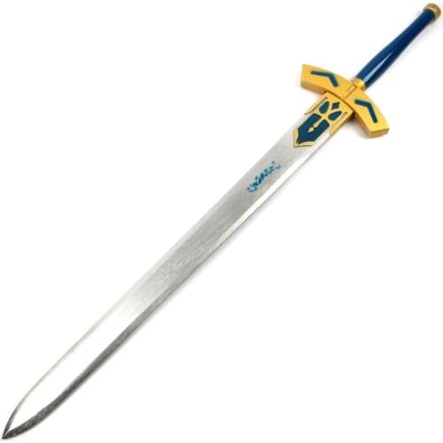 108cm Cosplay Fate Saber Sword Destiny Guardian Night Blackened King Arthur Vows Victory weapon Wooden Sword Anime Costume party