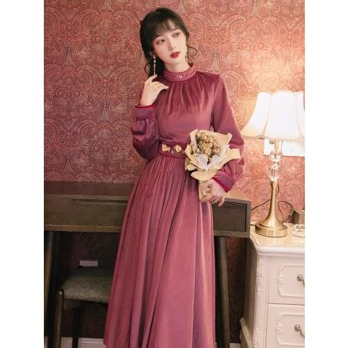 2020 new fashion womens clothing Vintage Full dress for women dresses