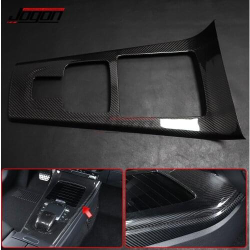 LHD Carbon Fiber Car Centre Console Gear Knob Water Cup Center Control Panel For Mercedes Benz CLA C118 W118 CLA180 200 2020