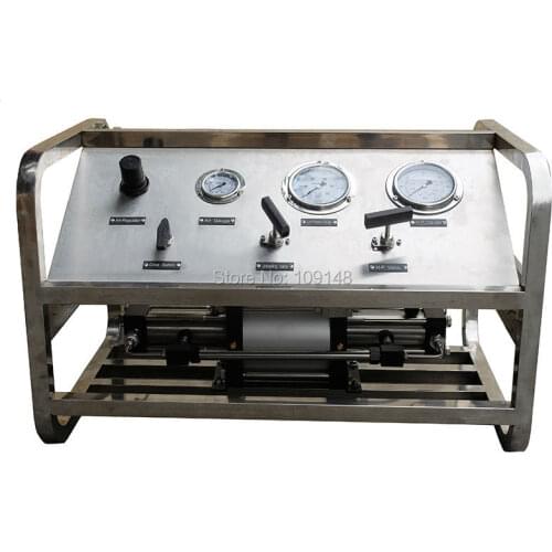 Free shipping Wellness Model:US-GBT15/25 200Bar high pressure air Fuel CNG /Helium /nitrogen gas booster system for testing