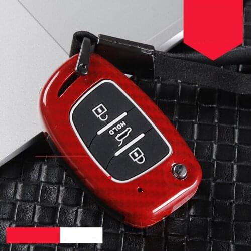 Fashion New Zinc alloy+silica gel Car Key Case For Hyundai Tucson Creta ix25 i10 i20 i30 Verna Mistra Elantra Santa Fe 2015-2019