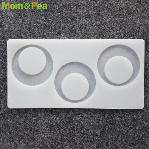 CX131 3-Circle Silicone Mold Chocolate Ornamental Fondant Mould Cake Decoration Insert Tools