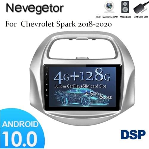 For Chevrolet Spark 2018 2019 Android 10 Autoradio Bluetooth Car Multimedia Player Radio GPS Navigation Head Unit