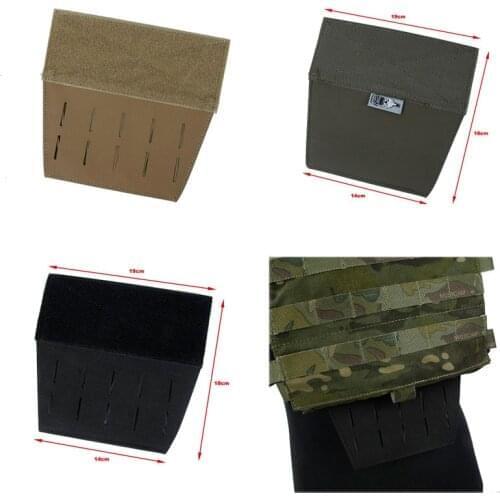 TBS043-BK Tactical Vest Horizontal Adapter Special Adhesive Front Hanging Plate Multicam Imported Fabric