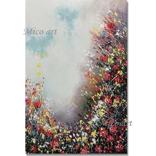 Colorful Textured Abstract Hand-painted Oil Painting Art New Dropshipping Home Wall Decoration Canvas Artwork Piece Paintings