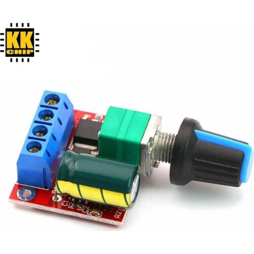 KKCHIP PWM DC motor speed controller 5V-35V speed control switch board 5A 90W switch function LED dimmer speed control module