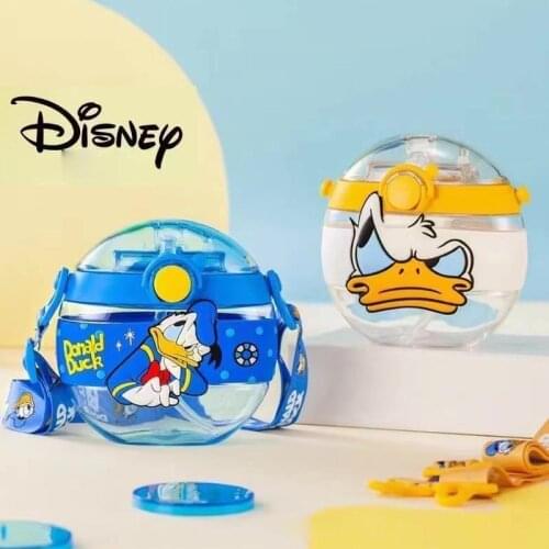 Disney Cup Frozen Princess Elsa Round shape Cute Water Bottle Minnie Mickey Mouse Sippy Cup Cartoon Pixar Sullivan Kids Cups