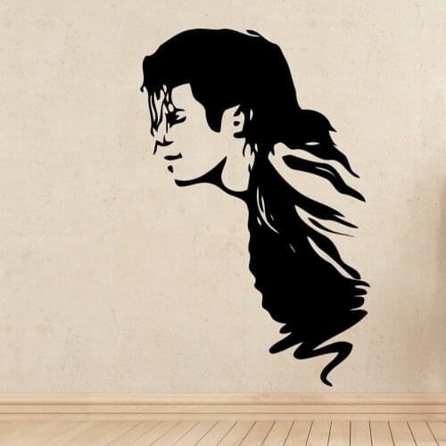 Michael Jackson Wall Stickers Super Star Music Decor Vinyl Wall Decal Sticker Wall Art Home Design Poster Vinilos Paredes A342