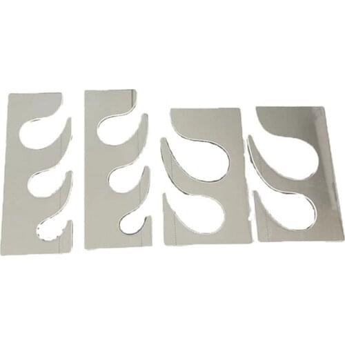 Multifunctional Sewing Ruler Simple Design Acrylic DIY Quilt Tools Processing Sewing Template for Domestic Machines DU55