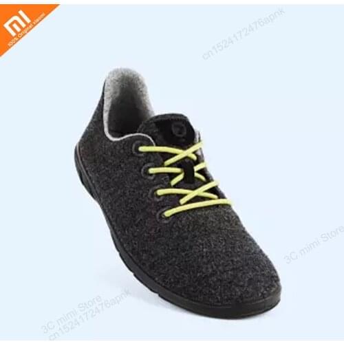 Youpin mijia mens comfortable wool shoes wool fabric light elastic pad mens shoes warm winter shoes high quality smart home