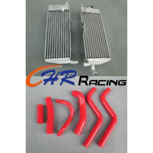 For HONDA CR250R 1988-1989 aluminum radiator & silicone hoses brand new