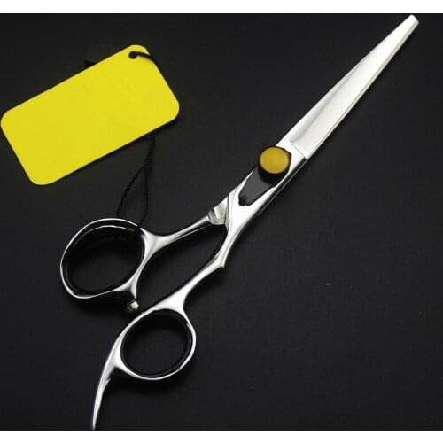 New Top grade professional 6 inch 9cr13 cutting shears barber cut hair scissors set makeup hairdressing scissors Free shipping