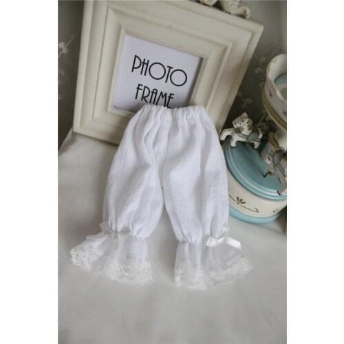 BJD Doll clothes suitable for 1-3 1-4 1-6 size fashionable pumpkin pants white pants doll accessories