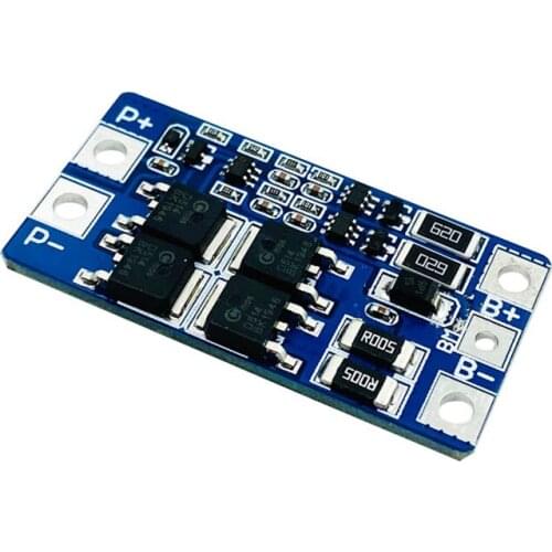 2S 10A 7.4V 18650 lithium battery protection board 8.4V balanced function/overcharged protection