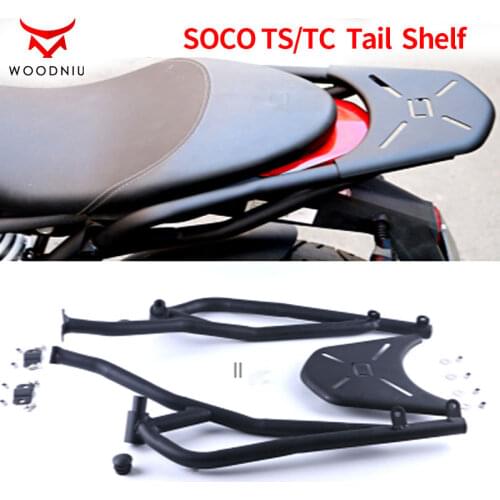 Suitable for SOCO TS TC Rear Rack Armrest Tail shelf Modified Accessories CNC Material