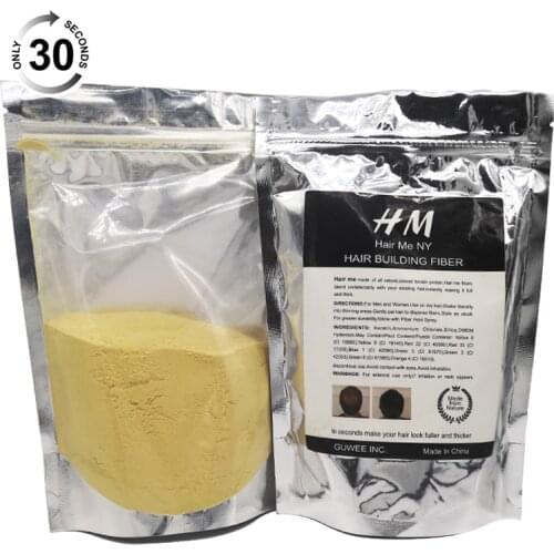 50g Hair Fiber Powder Make Your Hair Pore Free Pure Natural Hair Loss Treatment For Man And Woman Refill Bag